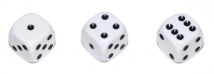 Round Corner Plastic Dice