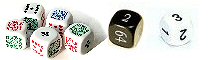 Poker Dice, Average Dice, Doubling Dice, 123 Dice